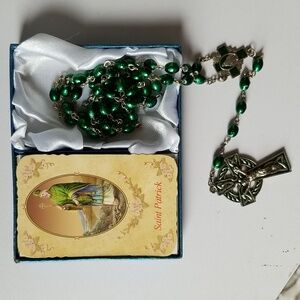 NIB St. Patrick Rosary and Prayer Card